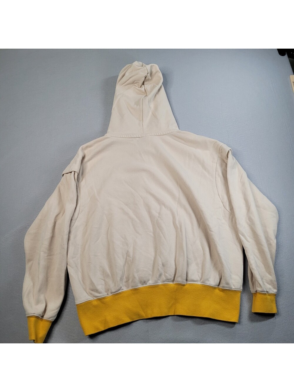 Nike Women’s Sportswear Team Nike Fleece Hoodie Size S Sweatshirt Tan/Yellow - Picture 8 of 8